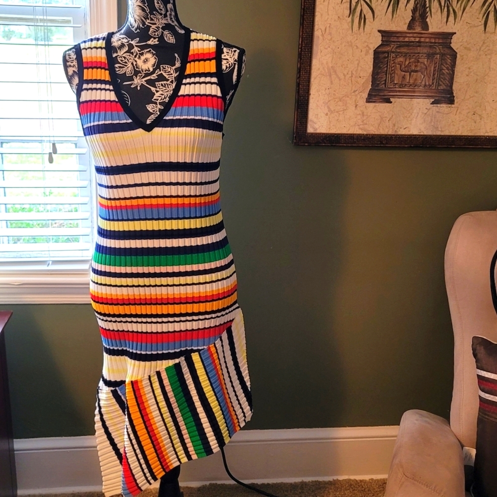 Milly Ribbed Knit Dress
